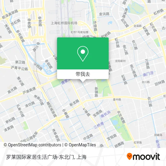 罗莱国际家居生活广场-东北门地图