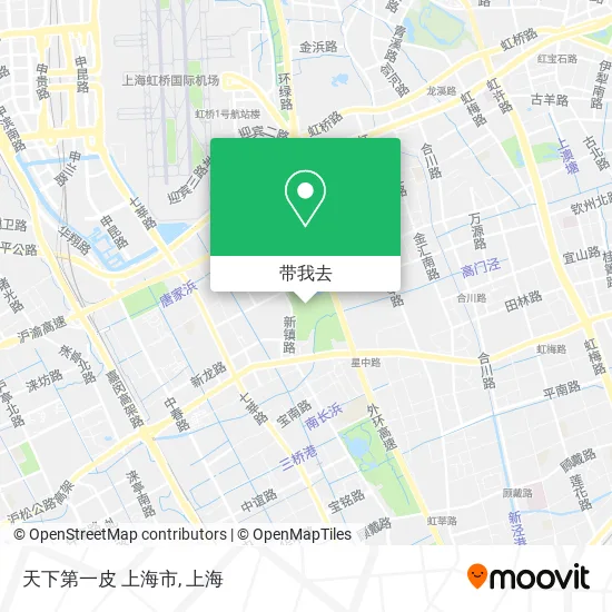 天下第一皮 上海市地图
