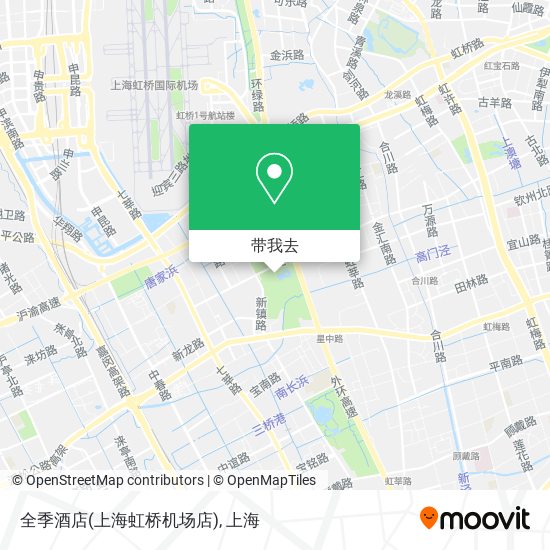 全季酒店(上海虹桥机场店)地图