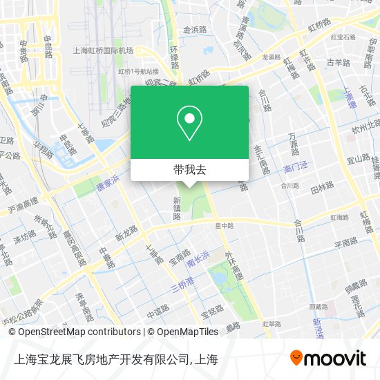 上海宝龙展飞房地产开发有限公司地图