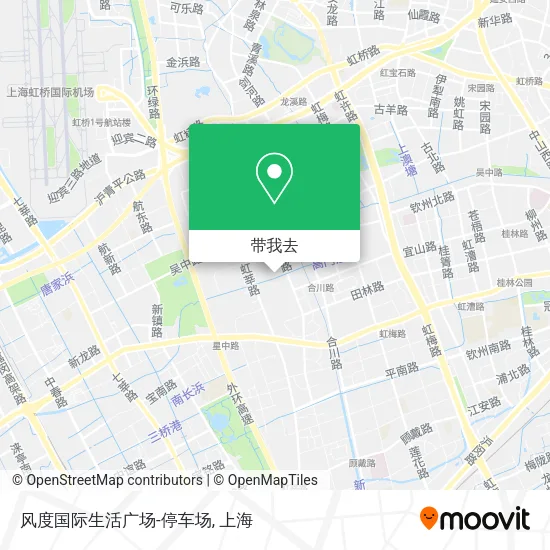 风度国际生活广场-停车场地图
