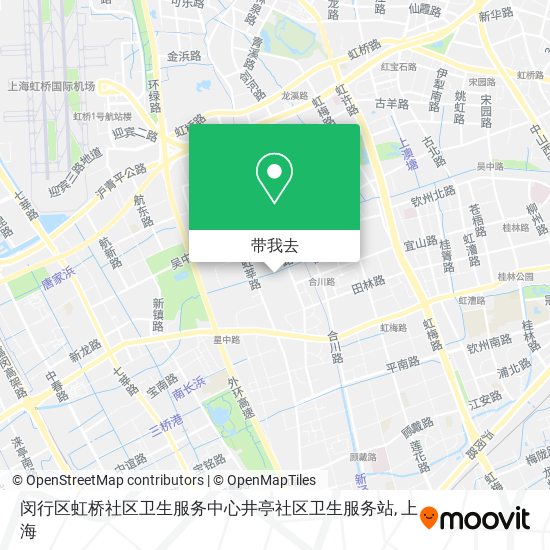 闵行区虹桥社区卫生服务中心井亭社区卫生服务站地图