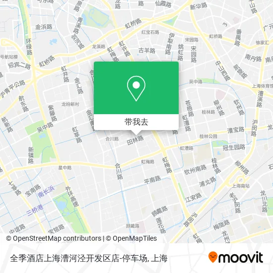 全季酒店上海漕河泾开发区店-停车场地图