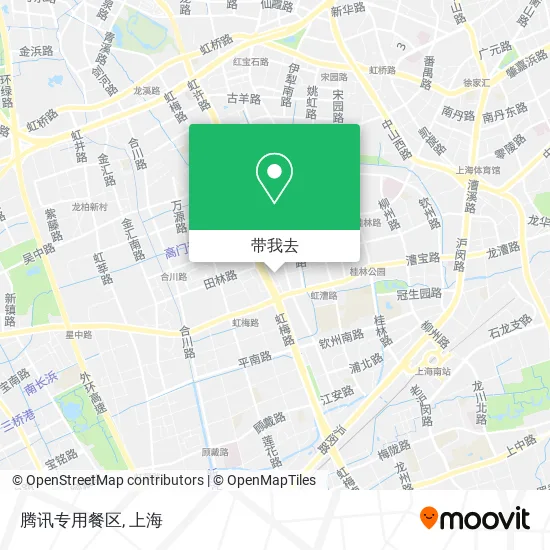 腾讯专用餐区地图