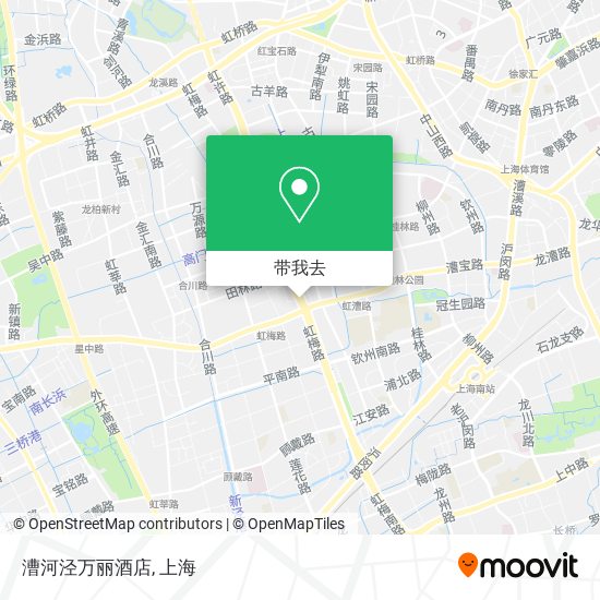 漕河泾万丽酒店地图