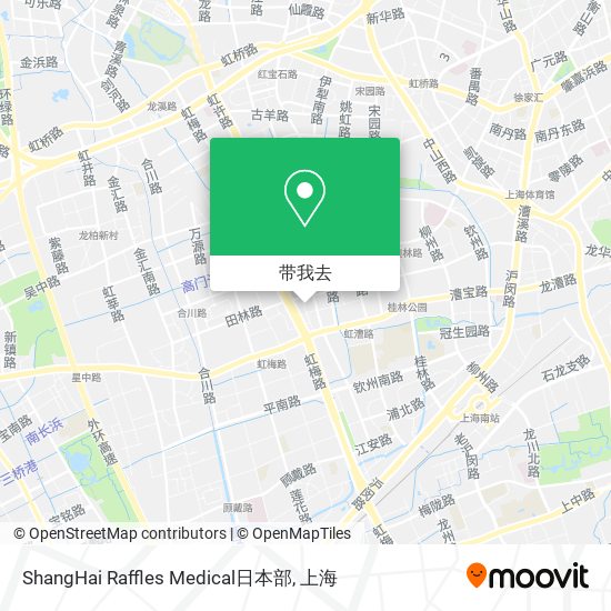 ShangHai Raffles Medical日本部地图