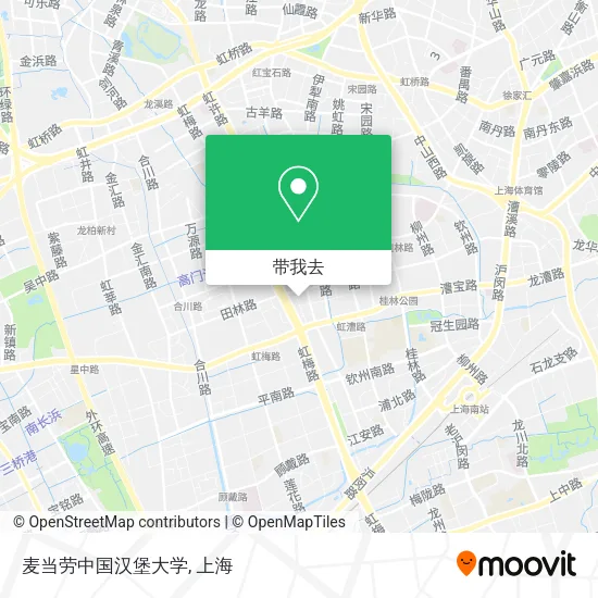 麦当劳中国汉堡大学地图