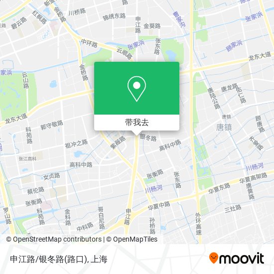 申江路/银冬路(路口)地图