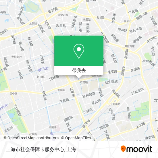 上海市社会保障卡服务中心地图