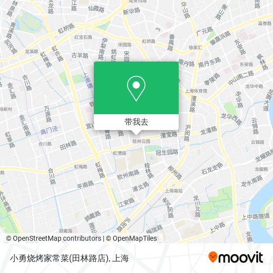 小勇烧烤家常菜(田林路店)地图