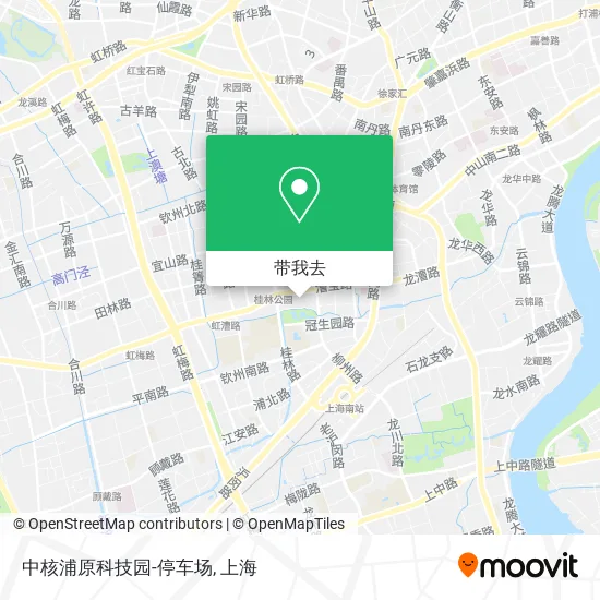 中核浦原科技园-停车场地图
