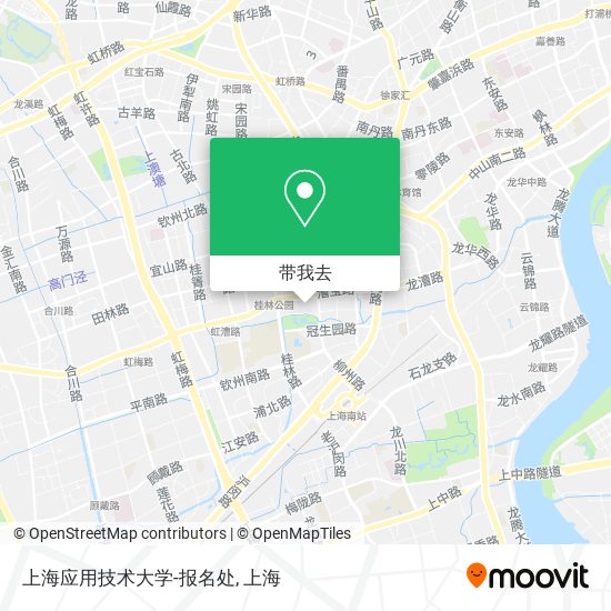 上海应用技术大学-报名处地图