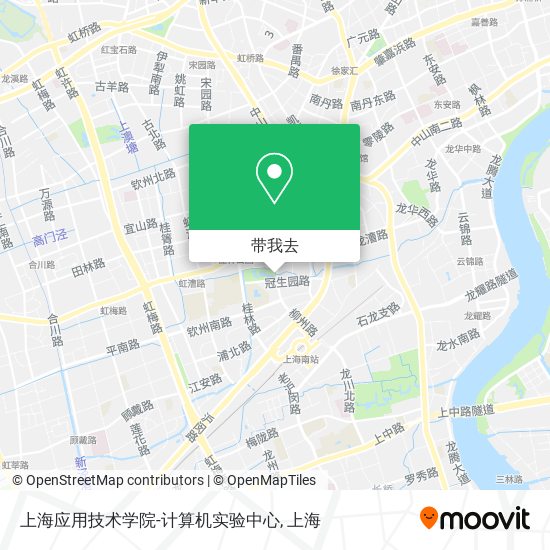 上海应用技术学院-计算机实验中心地图