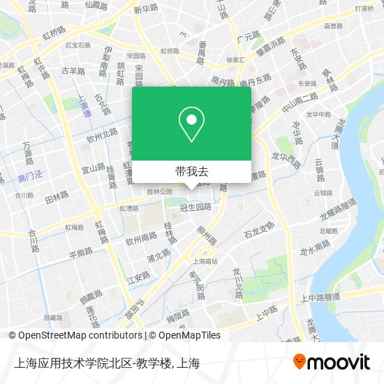 上海应用技术学院北区-教学楼地图