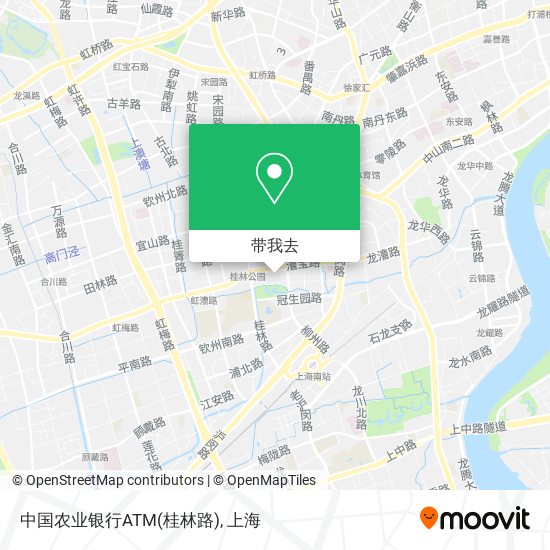 中国农业银行ATM(桂林路)地图