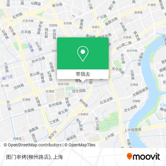 图门串烤(柳州路店)地图