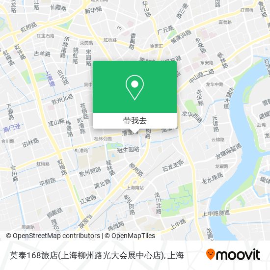 莫泰168旅店(上海柳州路光大会展中心店)地图