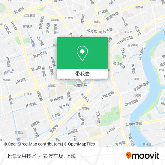 上海应用技术学院-停车场地图