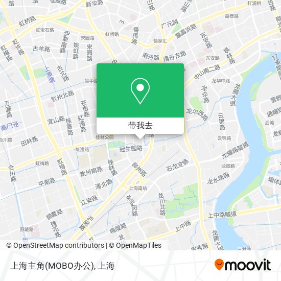 上海主角(MOBO办公)地图