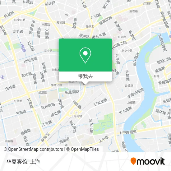 华夏宾馆地图