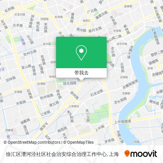 徐汇区漕河泾社区社会治安综合治理工作中心地图