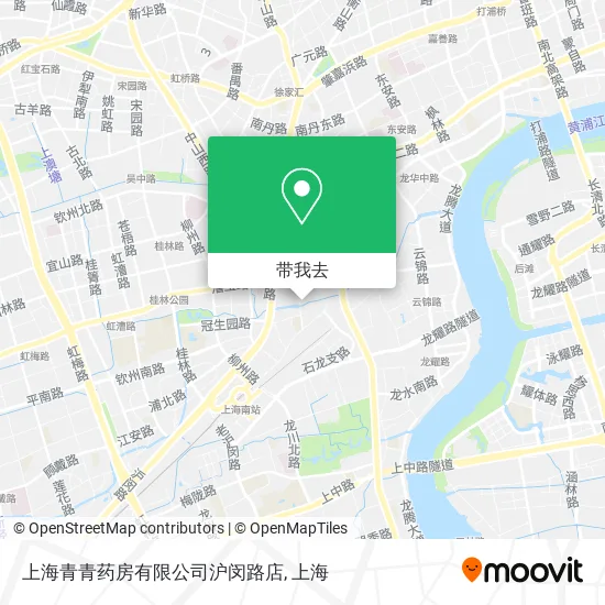 上海青青药房有限公司沪闵路店地图