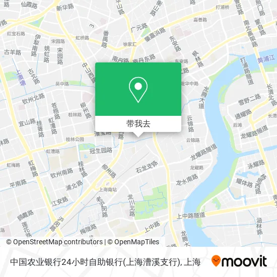 中国农业银行24小时自助银行(上海漕溪支行)地图