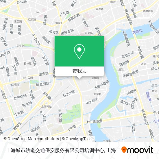 上海城市轨道交通保安服务有限公司培训中心地图