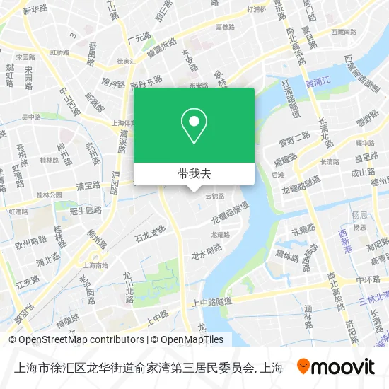 上海市徐汇区龙华街道俞家湾第三居民委员会地图