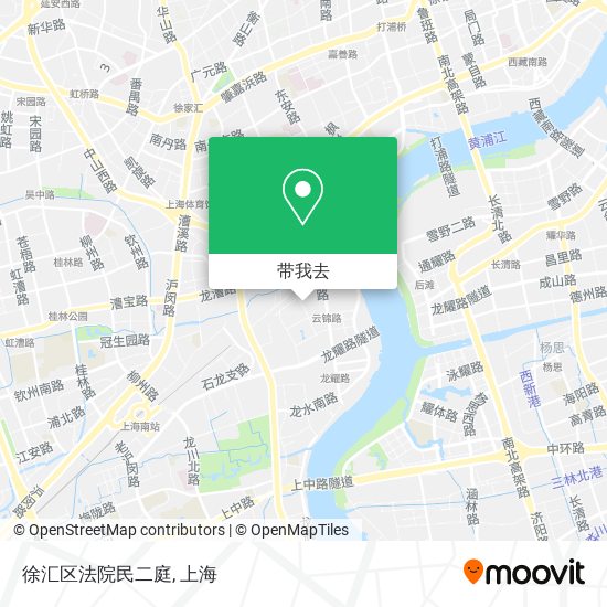 徐汇区法院民二庭地图