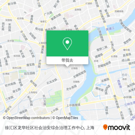 徐汇区龙华社区社会治安综合治理工作中心地图