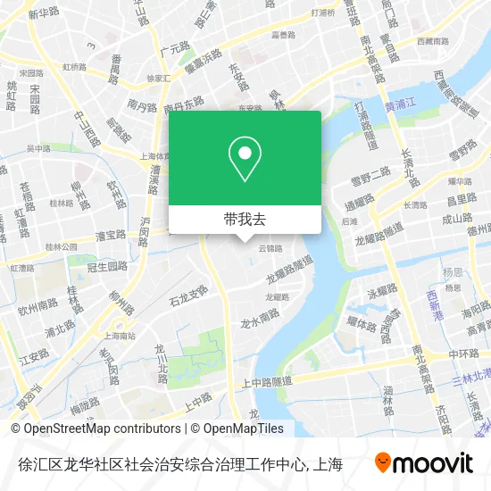 徐汇区龙华社区社会治安综合治理工作中心地图