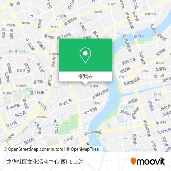 龙华社区文化活动中心-西门地图
