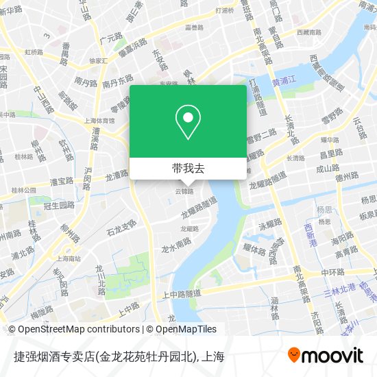 捷强烟酒专卖店(金龙花苑牡丹园北)地图
