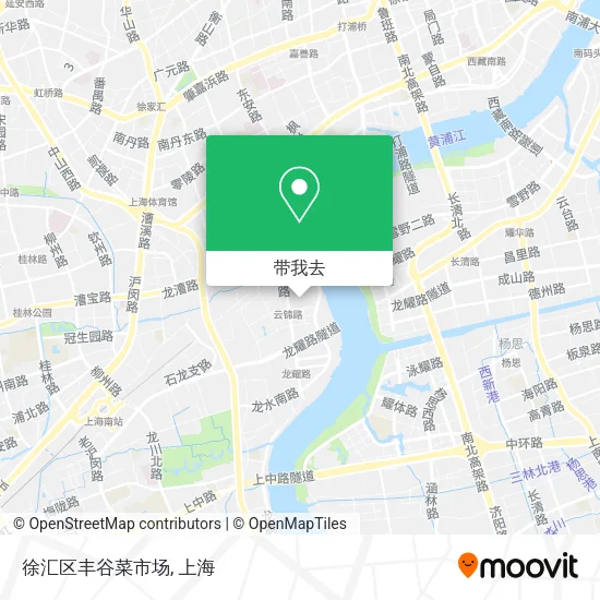 徐汇区丰谷菜市场地图