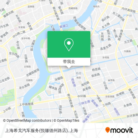 上海希戈汽车服务(悦辙德州路店)地图