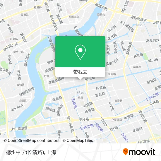 德州中学(长清路)地图