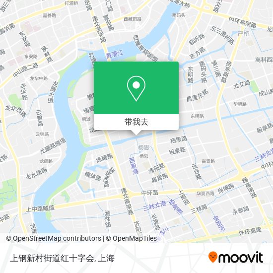 上钢新村街道红十字会地图