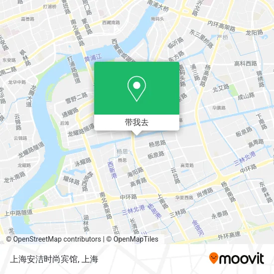 上海安洁时尚宾馆地图