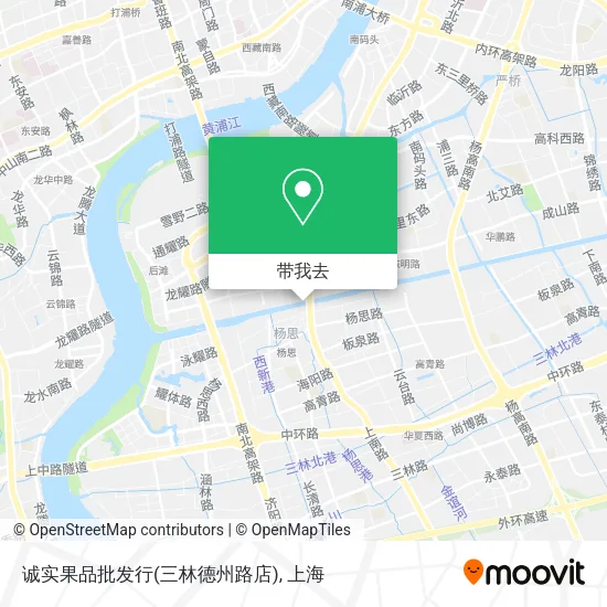 诚实果品批发行(三林德州路店)地图