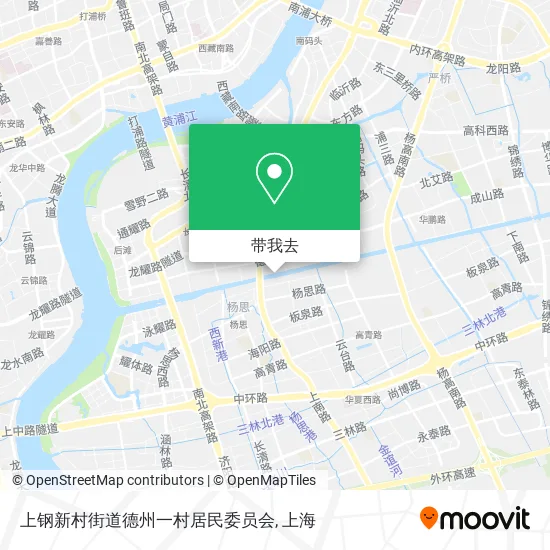 上钢新村街道德州一村居民委员会地图