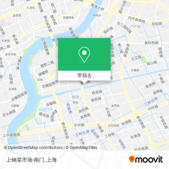 上钢菜市场-南门地图