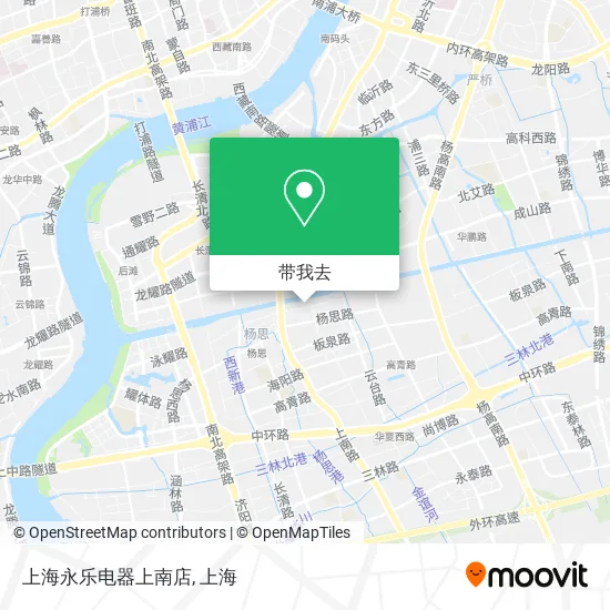 上海永乐电器上南店地图