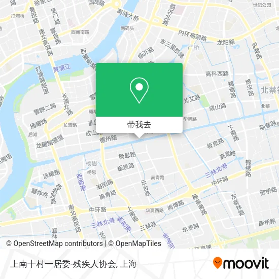上南十村一居委-残疾人协会地图