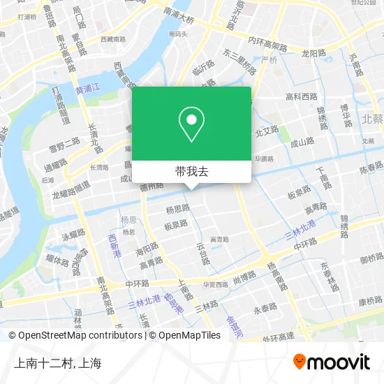 上南十二村地图
