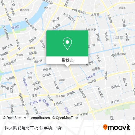 恒大陶瓷建材市场-停车场地图