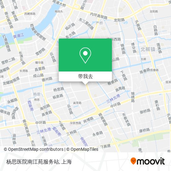杨思医院南江苑服务站地图