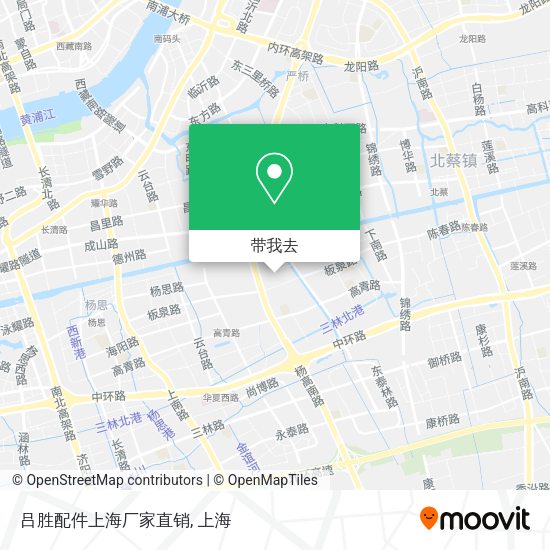 吕胜配件上海厂家直销地图