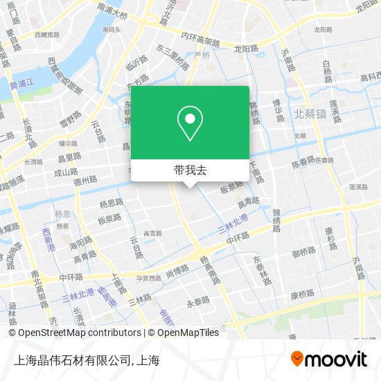上海晶伟石材有限公司地图