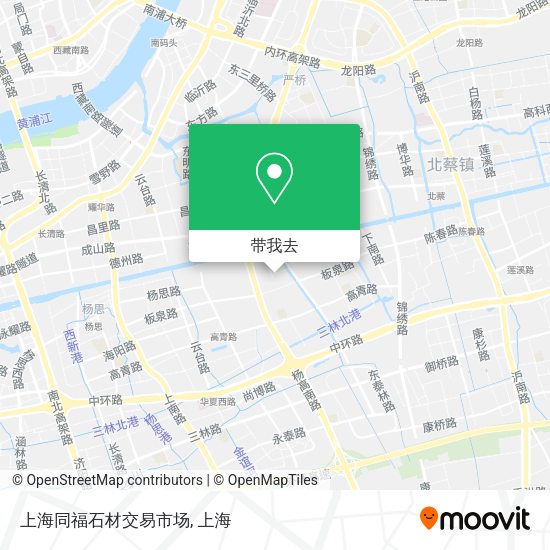 上海同福石材交易市场地图